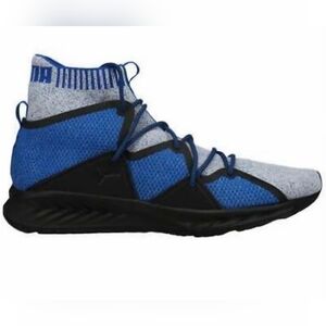 Puma Ignite Wave Eco Knit Lace Up Sneaker Sz 11 Blue